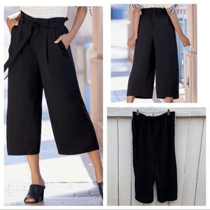 MONROE & MAIN Paper-Bag Waist Gaucho